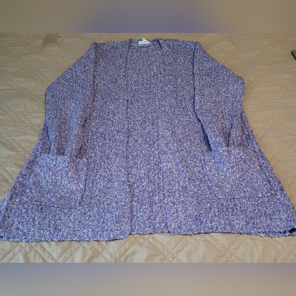Steve Madden Purple Textured Sweater